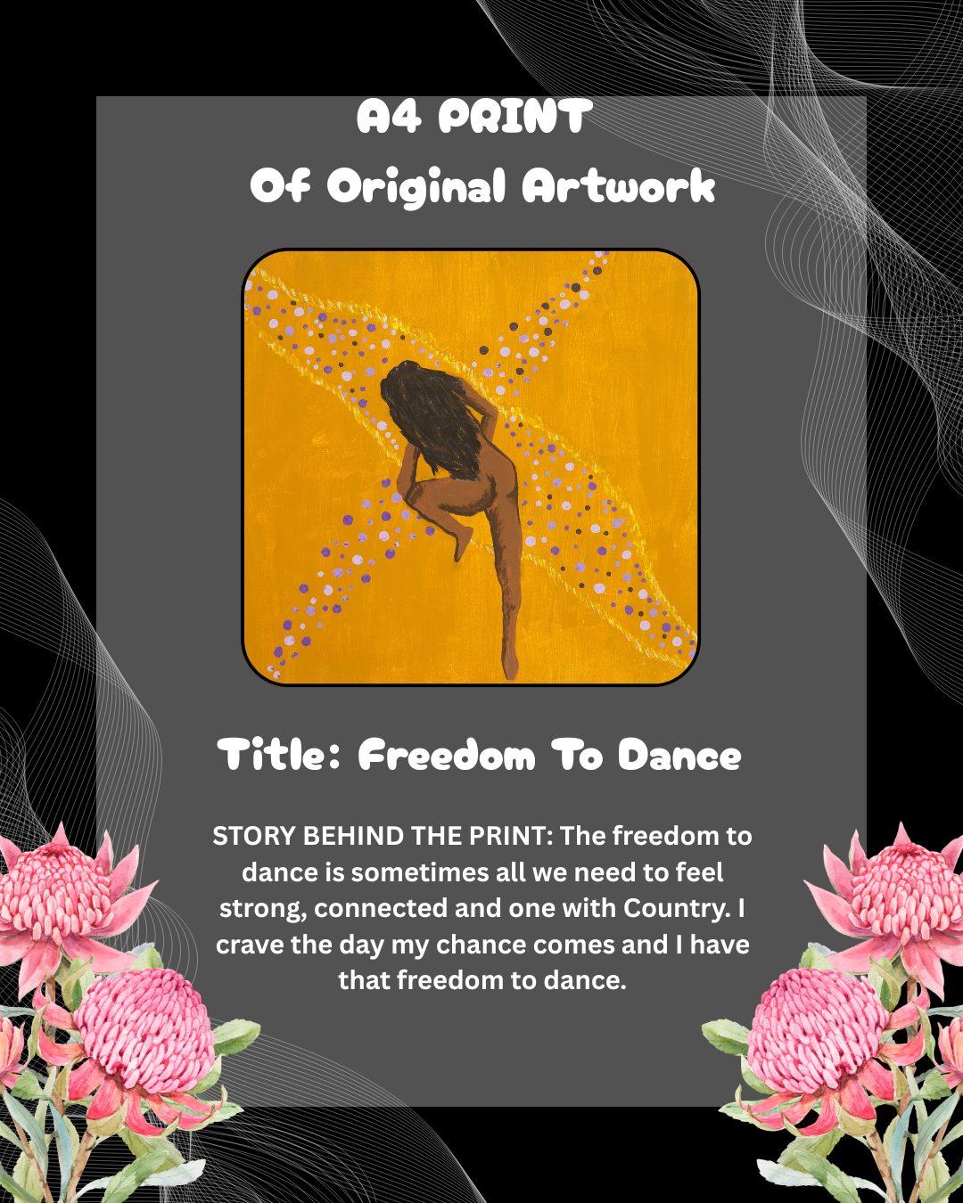 A4 PRINT - Freedom To Dance