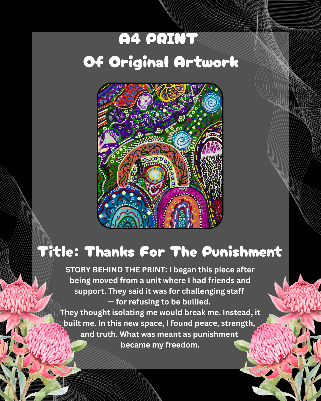 A4 PRINT - Thanks For The Punishment