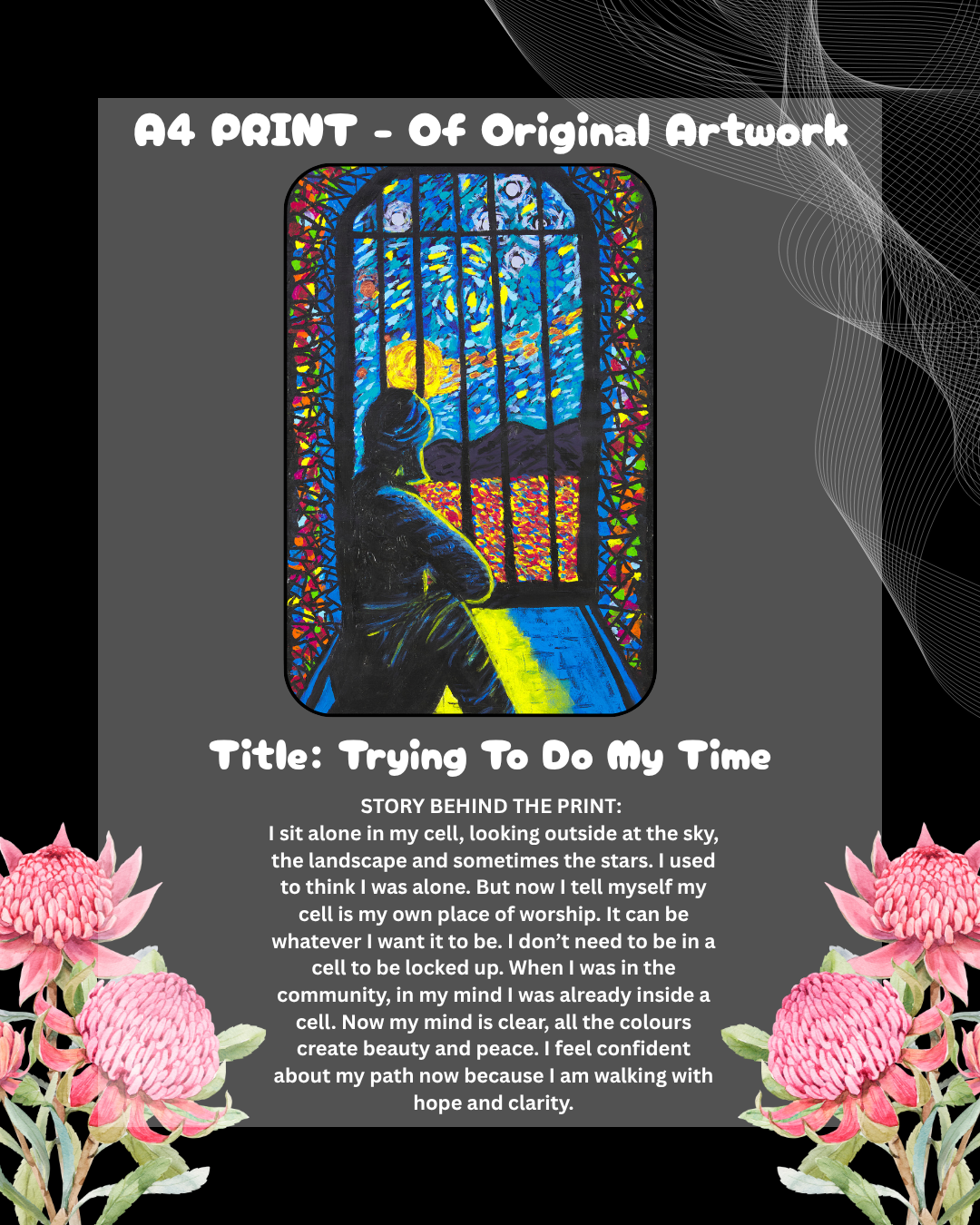 A4 PRINT - Trying To Do My Time