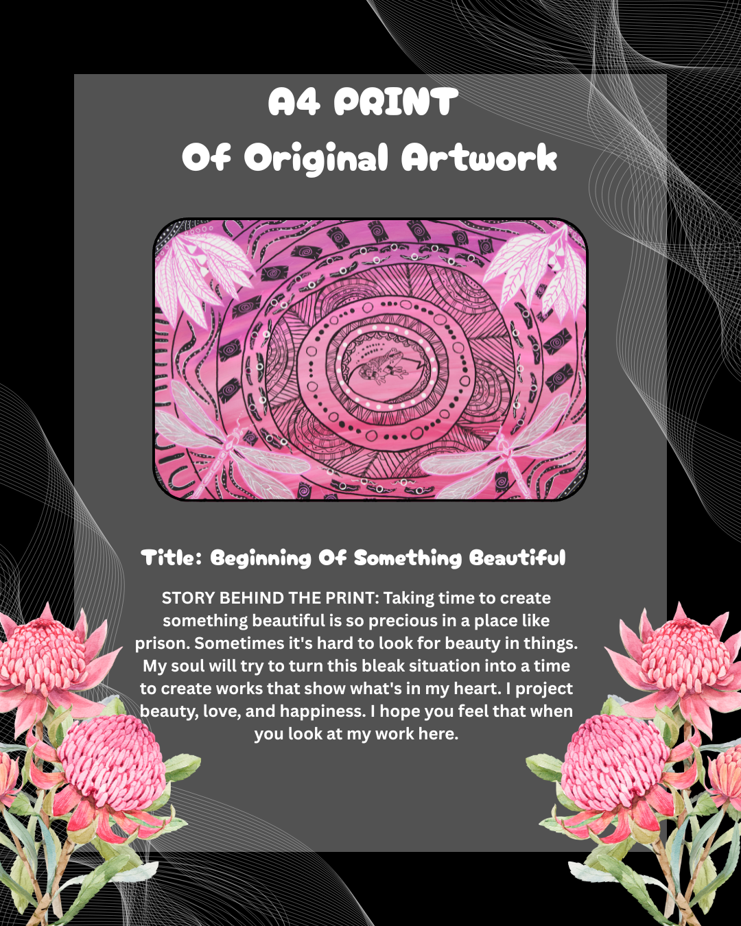 A4 PRINT Beginning Of Something Beautiful